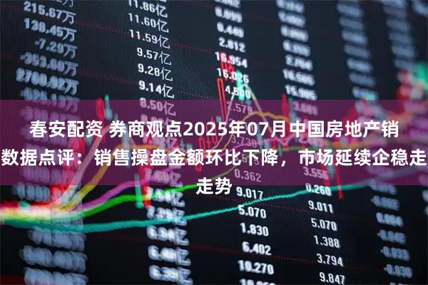 春安配资 券商观点2025年07月中国房地产销售数据点评：销售操盘金额环比下降，市场延续企稳走势