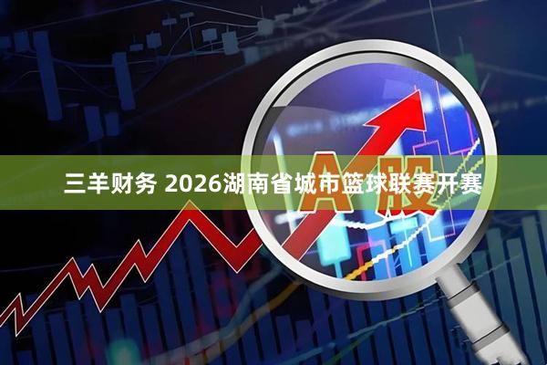 三羊财务 2026湖南省城市篮球联赛开赛