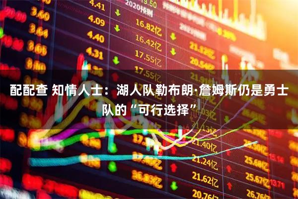 配配查 知情人士：湖人队勒布朗·詹姆斯仍是勇士队的“可行选择”